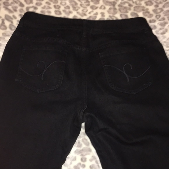 Chico’s Black Stretchy Jeans Size 1.5 Short - Picture 8 of 9
